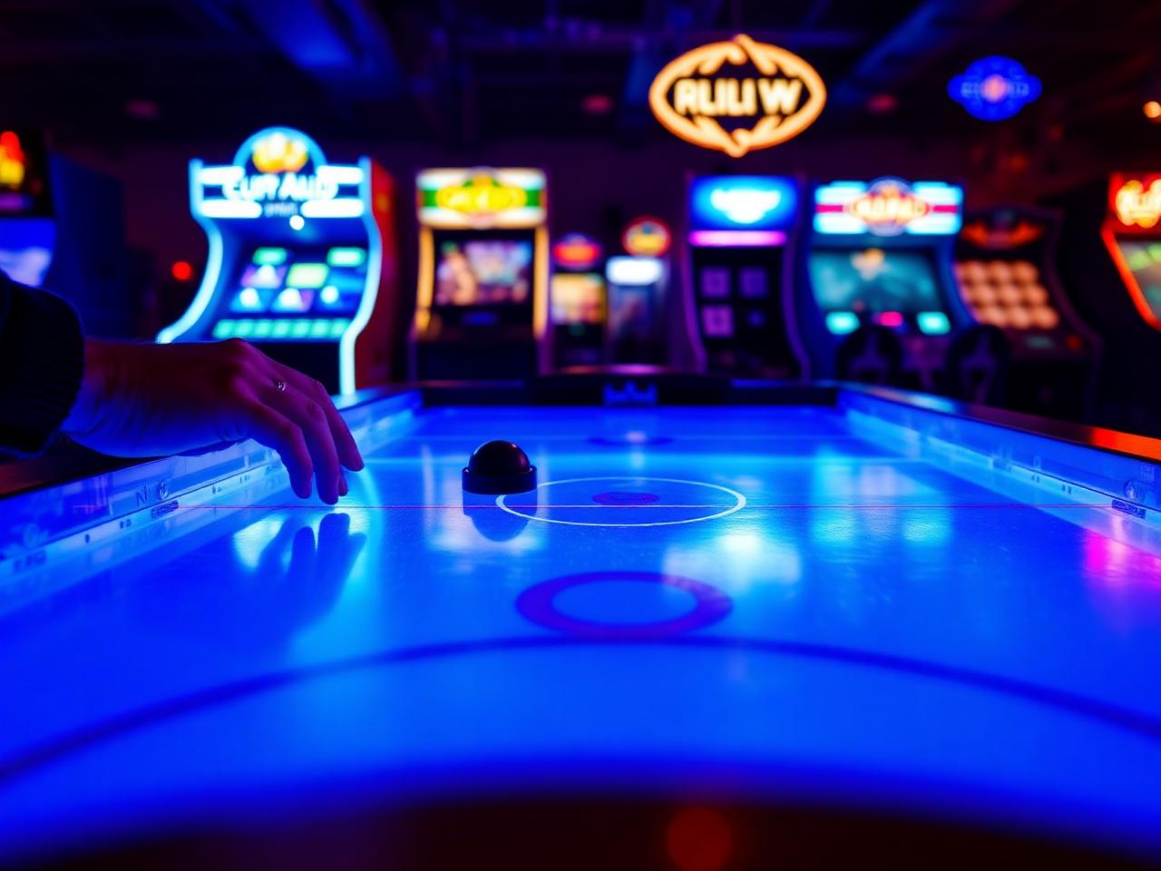 Air hockey table
