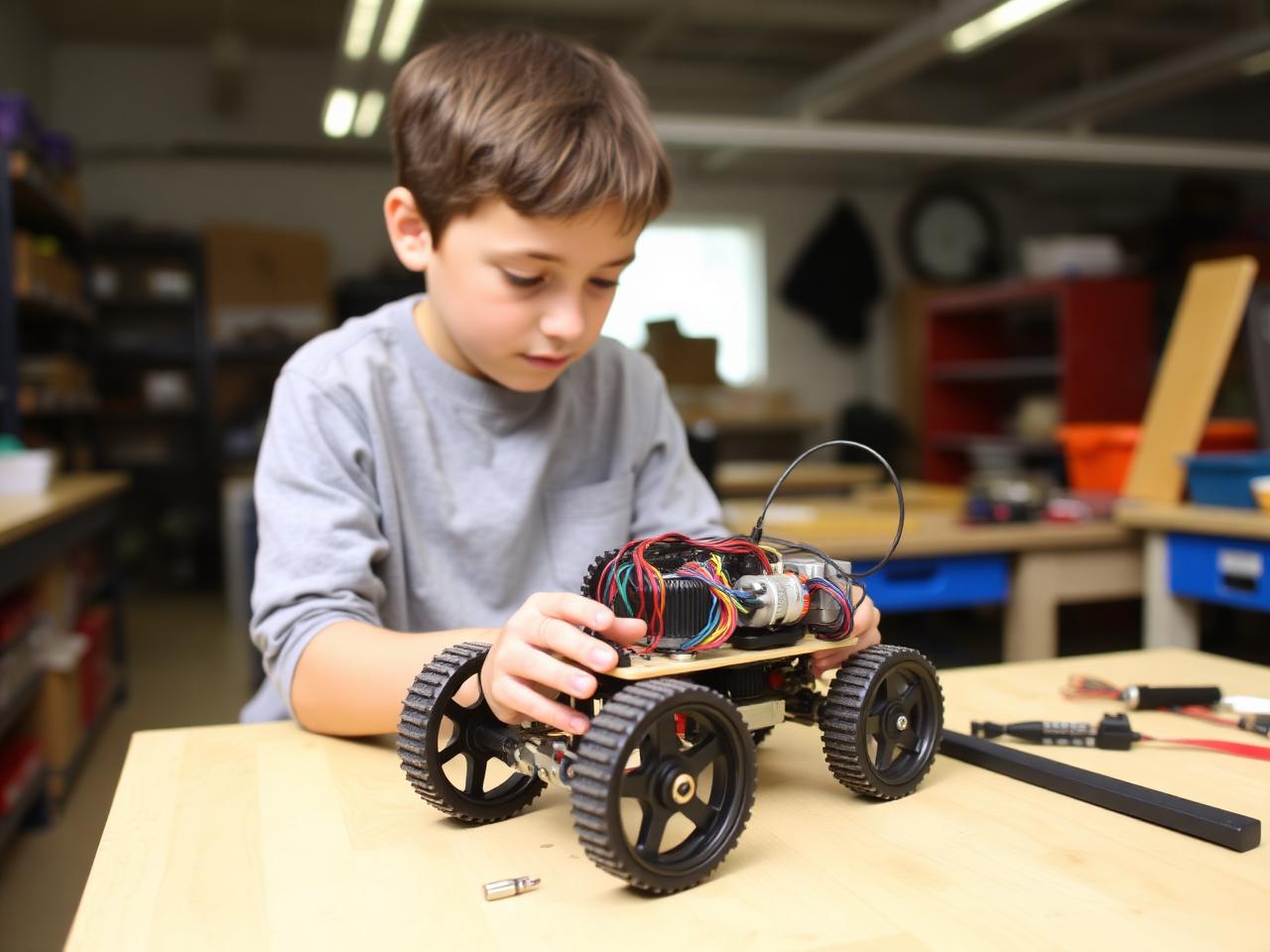 Building robotic vehicle